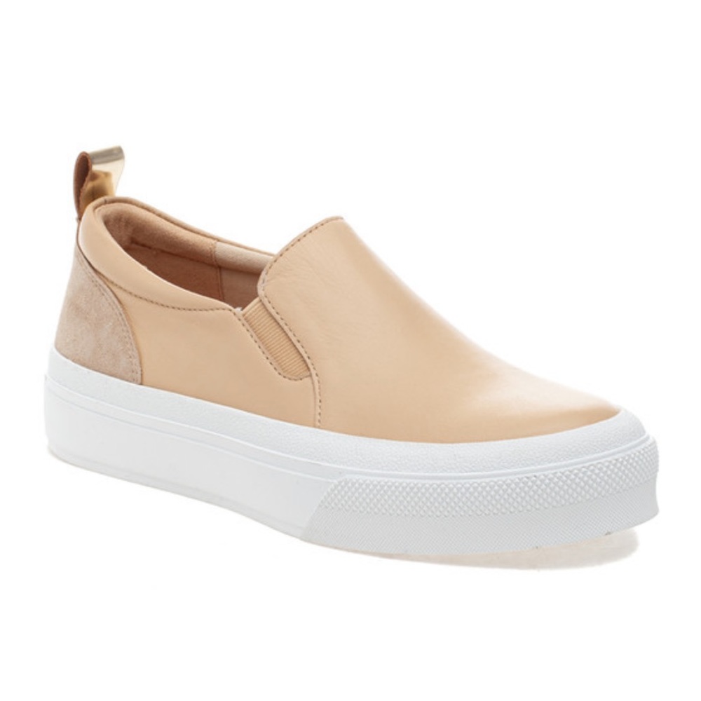 NWT J/SLIDES GIA Light Sand Leather - Picture 2 of 13